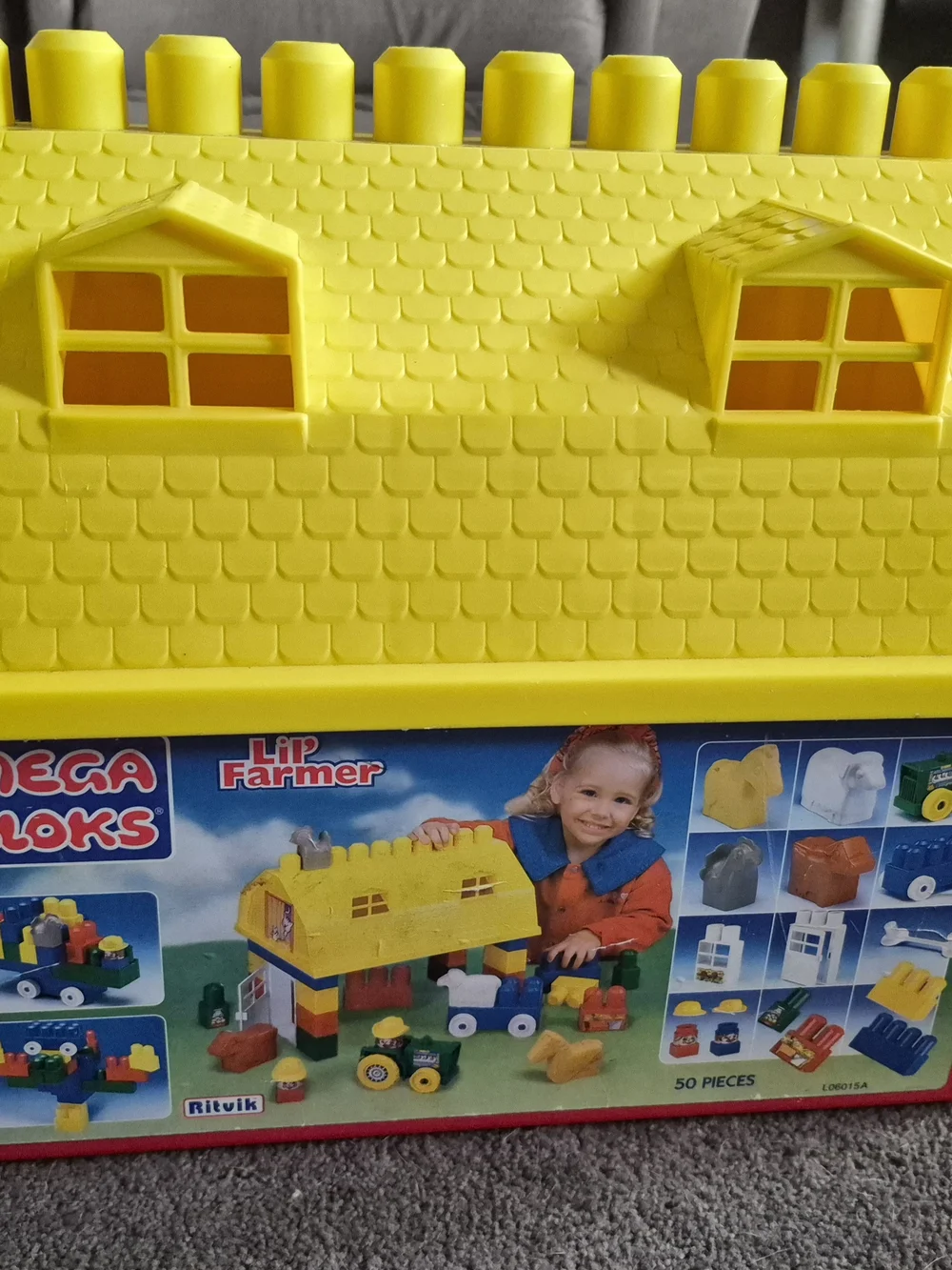 VTG Lil' Farmer Play Set - From 1994 Mega Bloks PLEASE READ POST